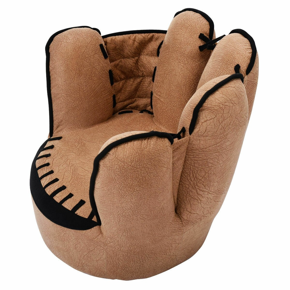 Baseball Glove Toddler Sofa, Solid Wood Frame, Kids Chair