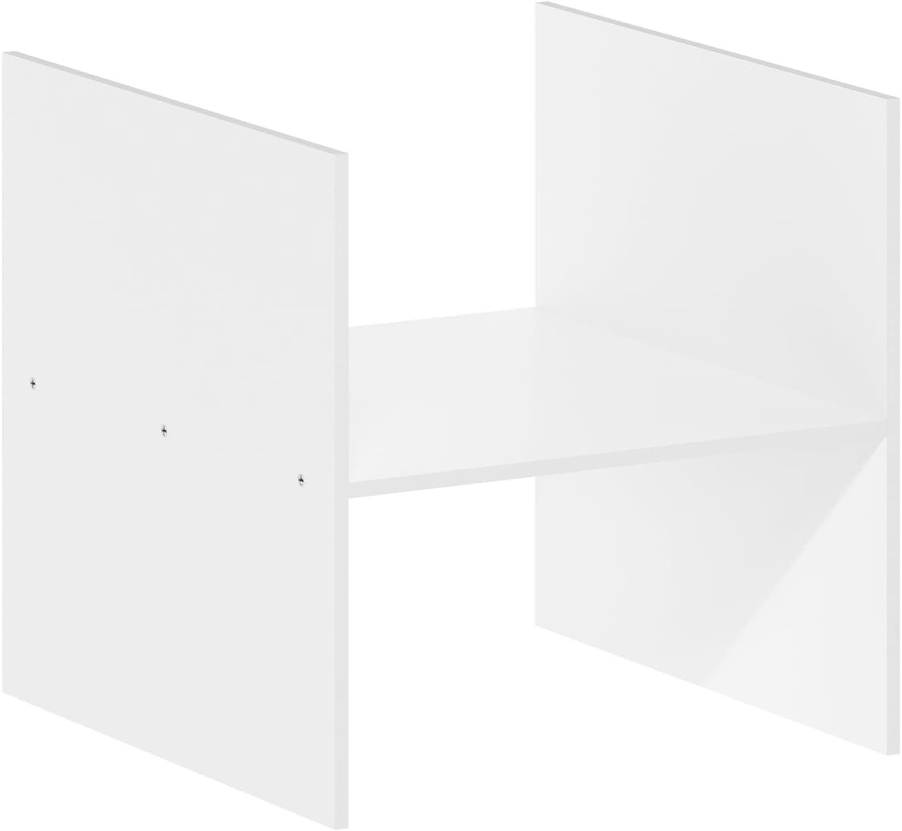 H-Shelf Cube Insert, Fits Extra Thick Cubes, White, Modular Storage Solution