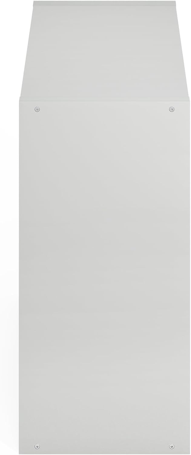 5-Cube Reversible Closet Shelf Organizer, White, Storage for Bedroom or Closet