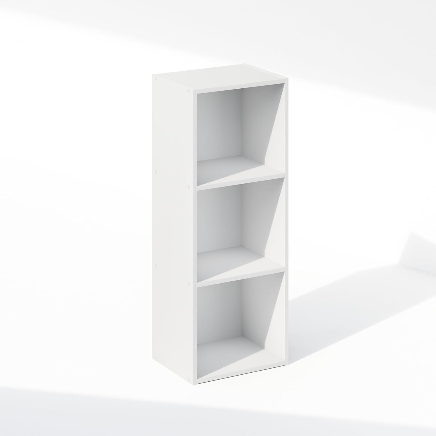 5-Cube Reversible Closet Shelf Organizer, White, Storage for Bedroom or Closet