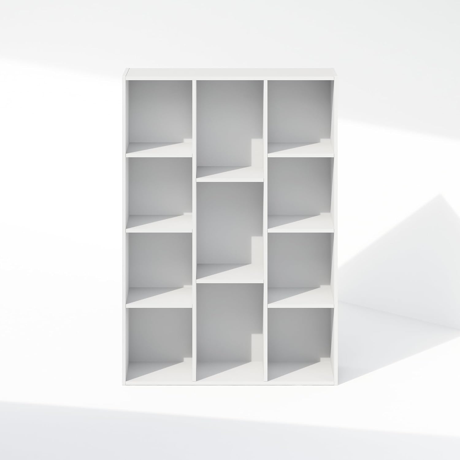 5-Cube Reversible Closet Shelf Organizer, White, Storage for Bedroom or Closet