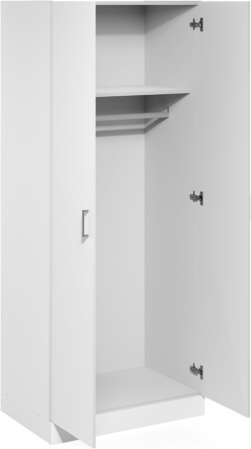 5-Cube Closed Back Bookshelf, Extra Thick Frame, Dark Oak, Storage Organizer