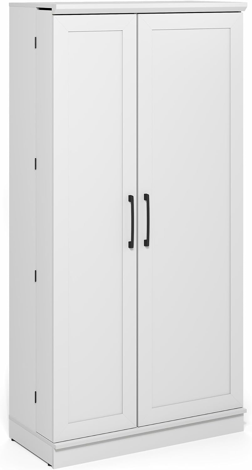 5-Cube Closed Back Bookshelf, Extra Thick Frame, Dark Oak, Storage Organizer