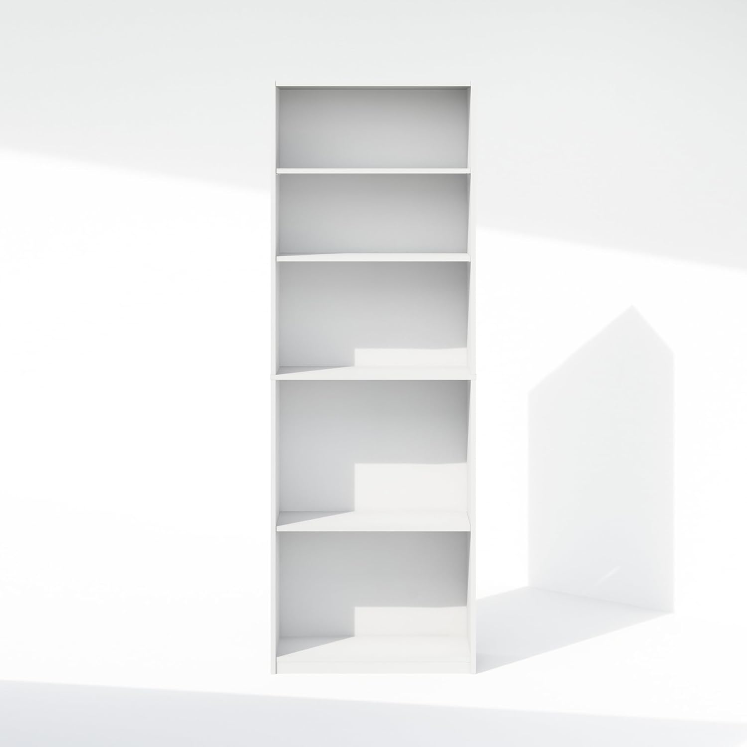5-Cube Reversible Closet Shelf Organizer, White, Storage for Bedroom or Closet