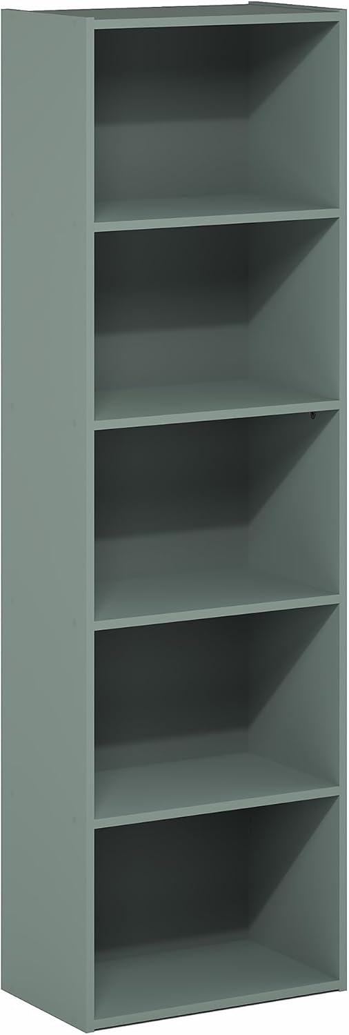 7-Cube Bookshelf, White, Bookcase for Living Room, Bedroom, Home Office