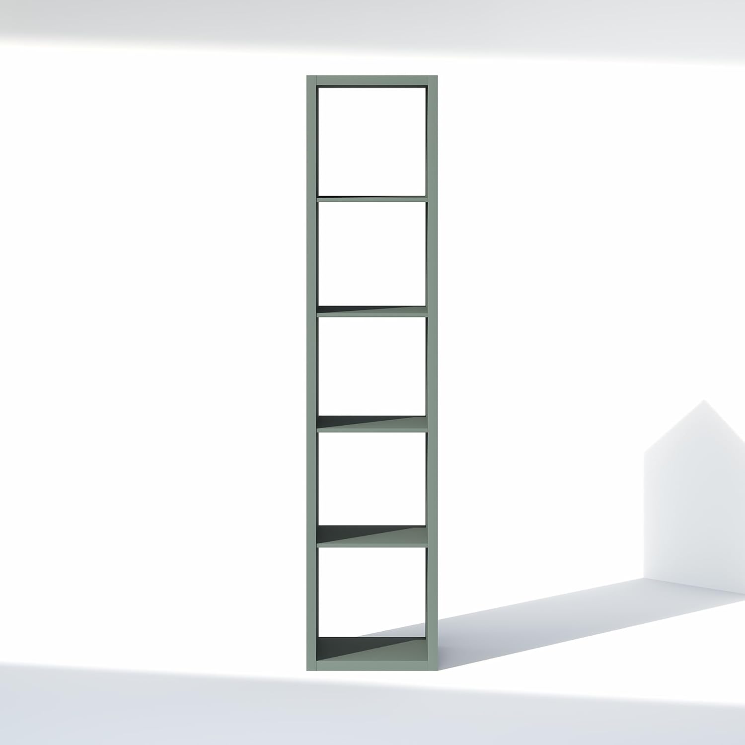 H-Shelf Cube Insert, Fits Extra Thick Cubes, White, Modular Storage Solution