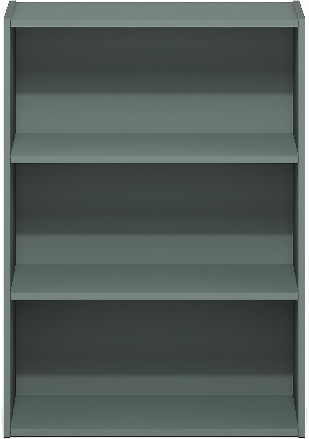 5-Cube Closed Back Bookshelf, Extra Thick Frame, Dark Oak, Storage Organizer