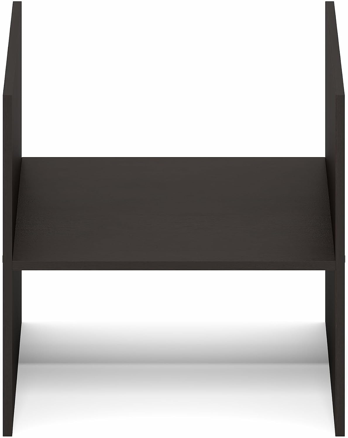 2-Tier Cube Insert Shelf, H-Shelf Organizer, Fits 3x3 Cubes and Kallax, White