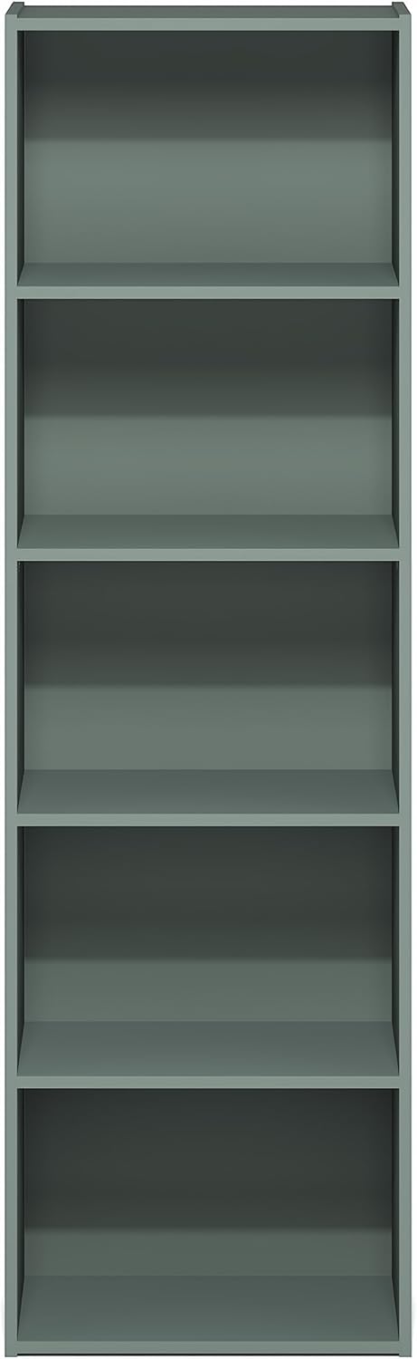 7-Cube Bookshelf, White, Bookcase for Living Room, Bedroom, Home Office