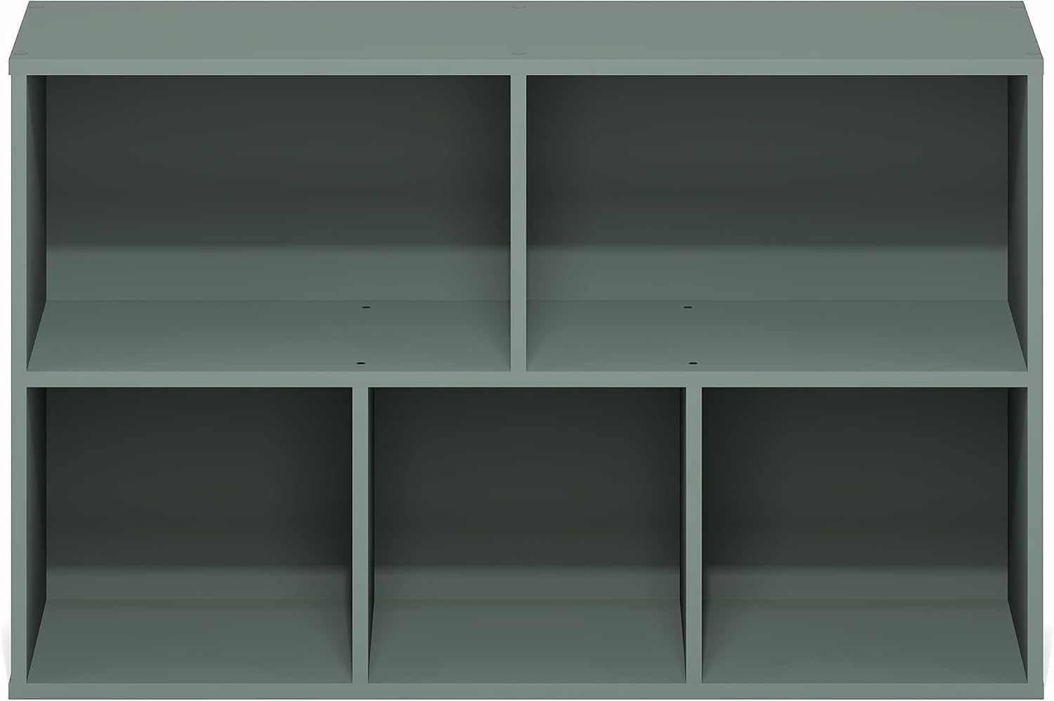 7-Cube Bookshelf, White, Bookcase for Living Room, Bedroom, Home Office