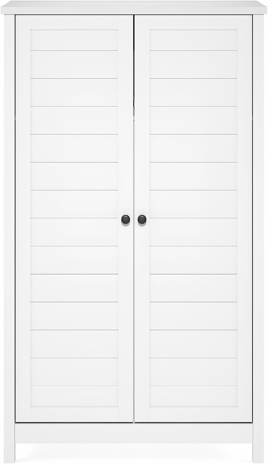 5-Cube Closed Back Bookshelf, Extra Thick Frame, Dark Oak, Storage Organizer