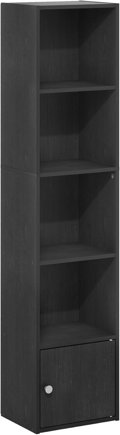 7-Cube Bookshelf, White, Bookcase for Living Room, Bedroom, Home Office