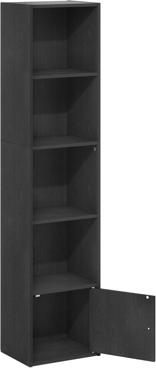 7-Cube Bookshelf, White, Bookcase for Living Room, Bedroom, Home Office