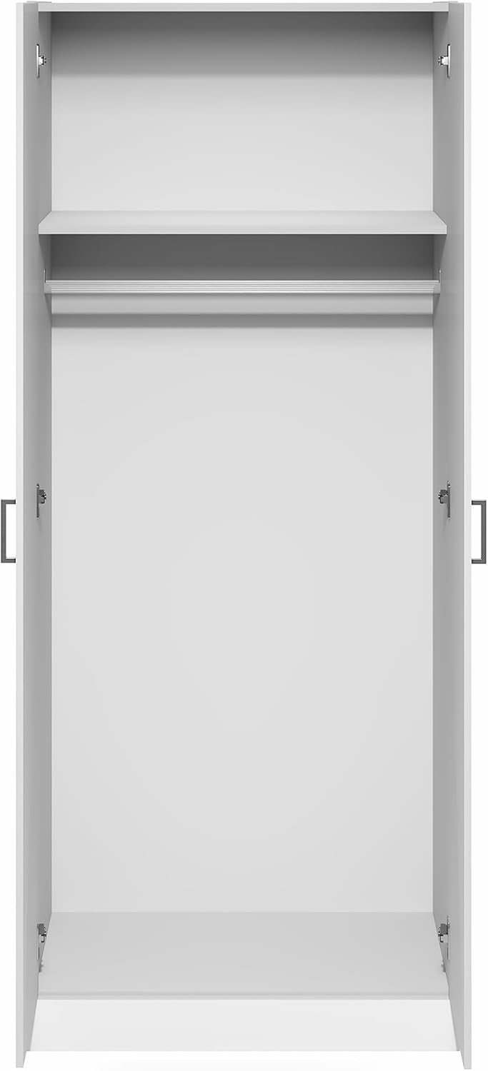 5-Cube Closed Back Bookshelf, Extra Thick Frame, Dark Oak, Storage Organizer