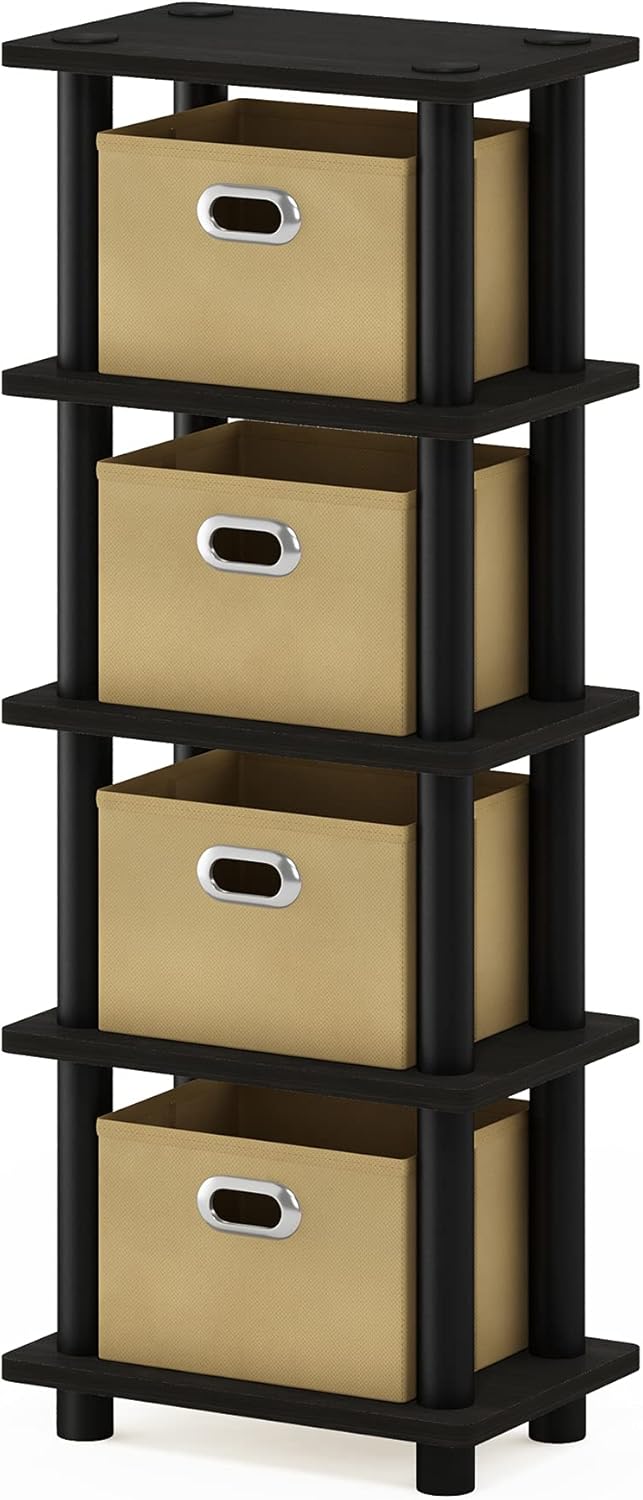 16-Cube Open Storage Shelf, Extra Thick Frame, White, Display & Organization