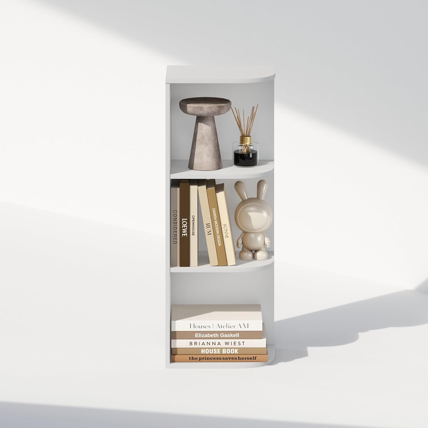 5-Cube Reversible Closet Shelf Organizer, White, Storage for Bedroom or Closet