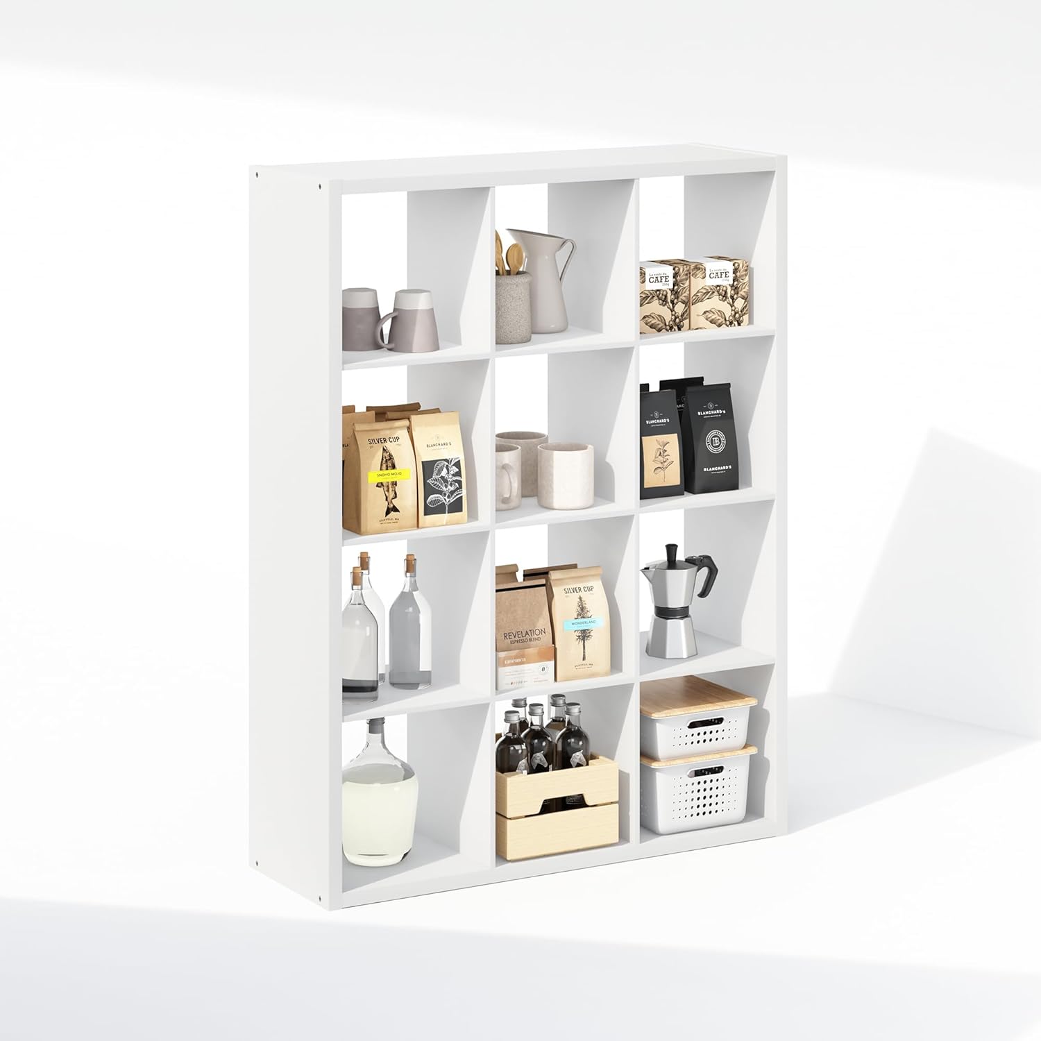 H-Shelf Cube Insert, Fits Extra Thick Cubes, White, Modular Storage Solution