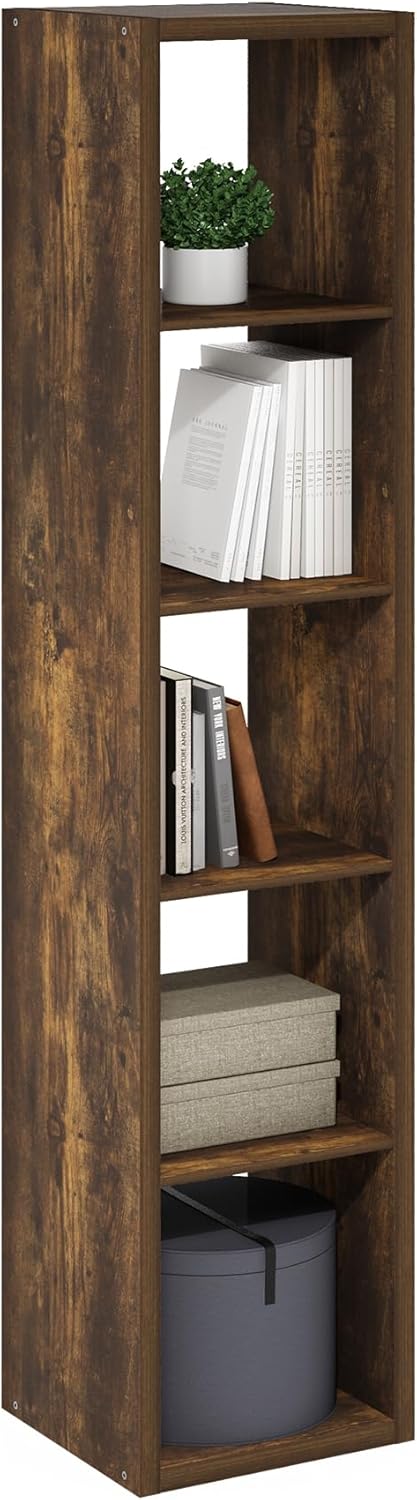 4-Cube Open Back Storage Organizer, White, Multi-Purpose Shelf