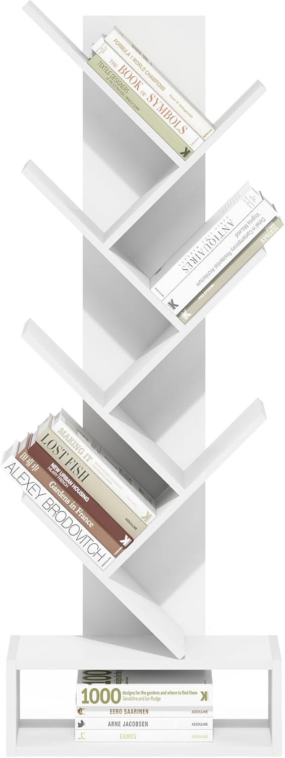 5-Cube Closed Back Bookshelf, Extra Thick Frame, Dark Oak, Storage Organizer