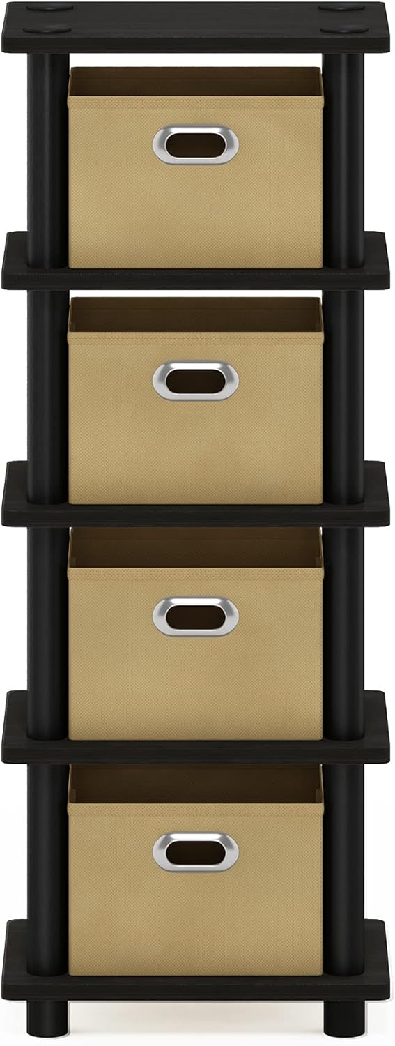 16-Cube Open Storage Shelf, Extra Thick Frame, White, Display & Organization