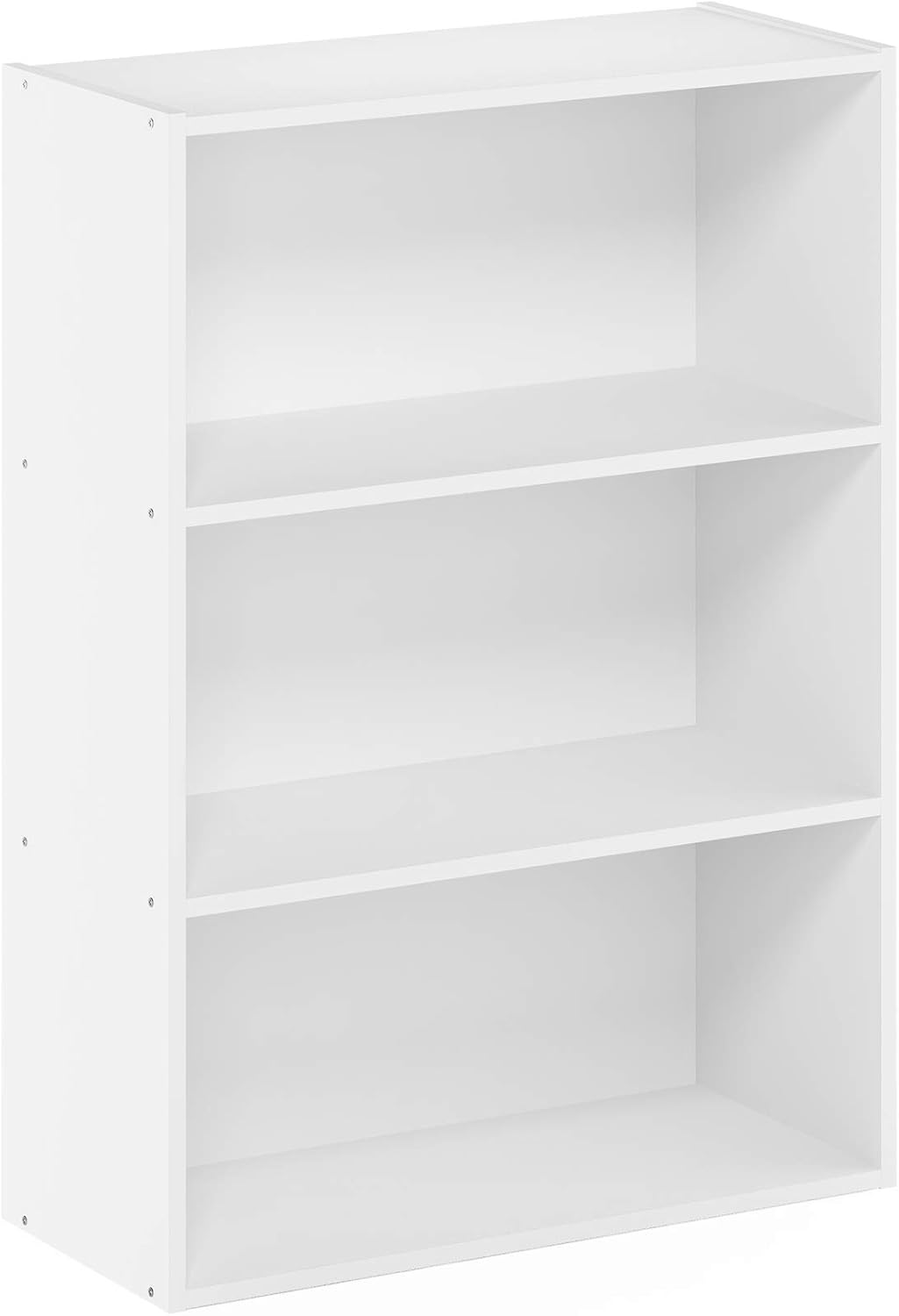5-Cube Closed Back Bookshelf, Extra Thick Frame, Dark Oak, Storage Organizer