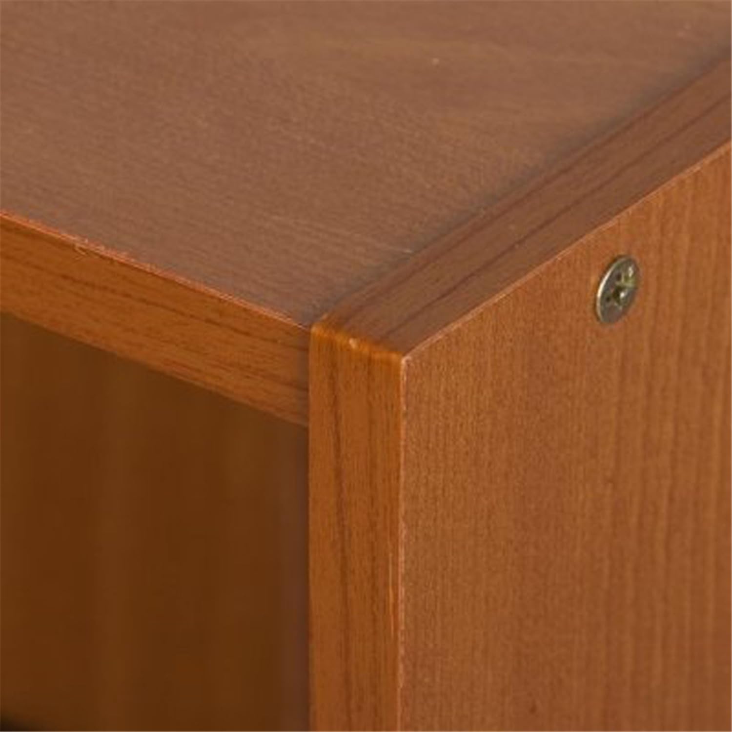 8-Cube Horizontal Bookshelf, White, Cube Storage Organizer for Bedroom & Living Room