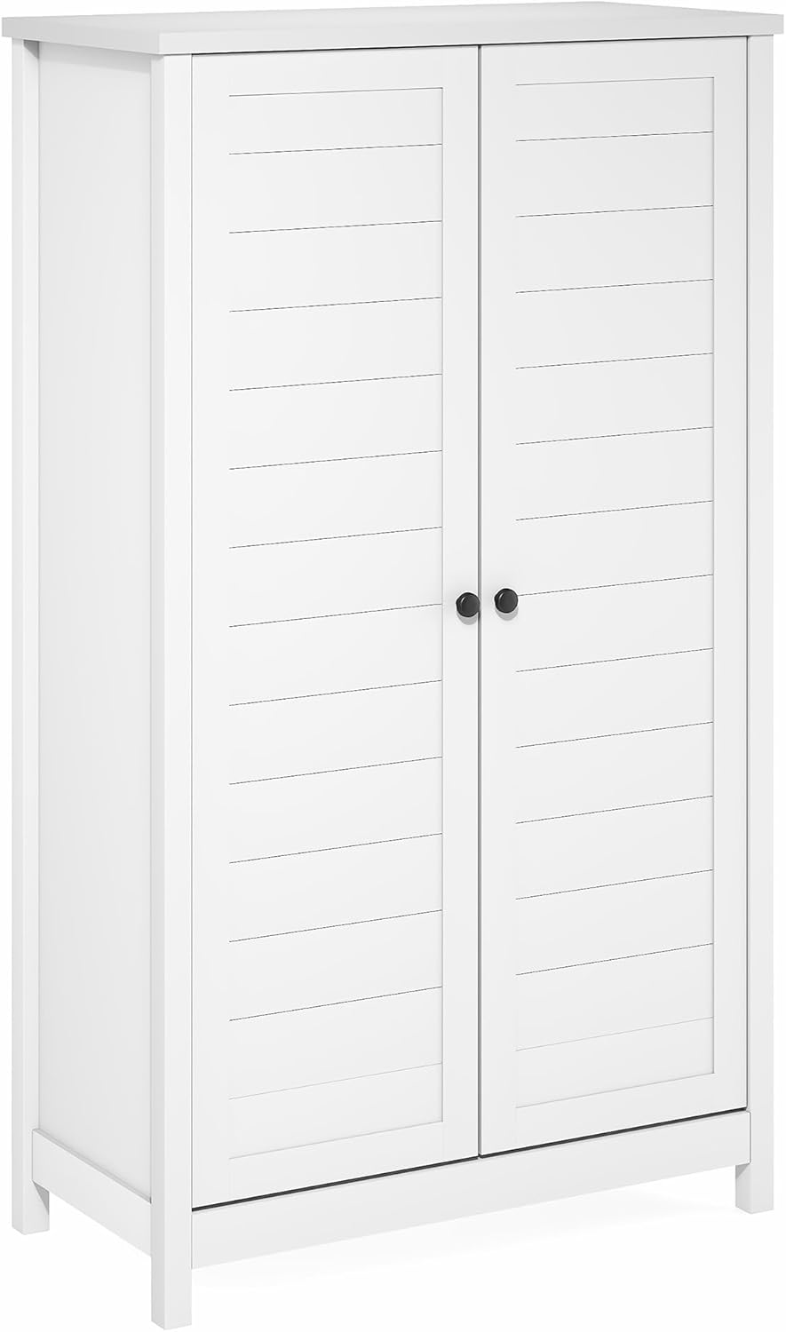 5-Cube Closed Back Bookshelf, Extra Thick Frame, Dark Oak, Storage Organizer