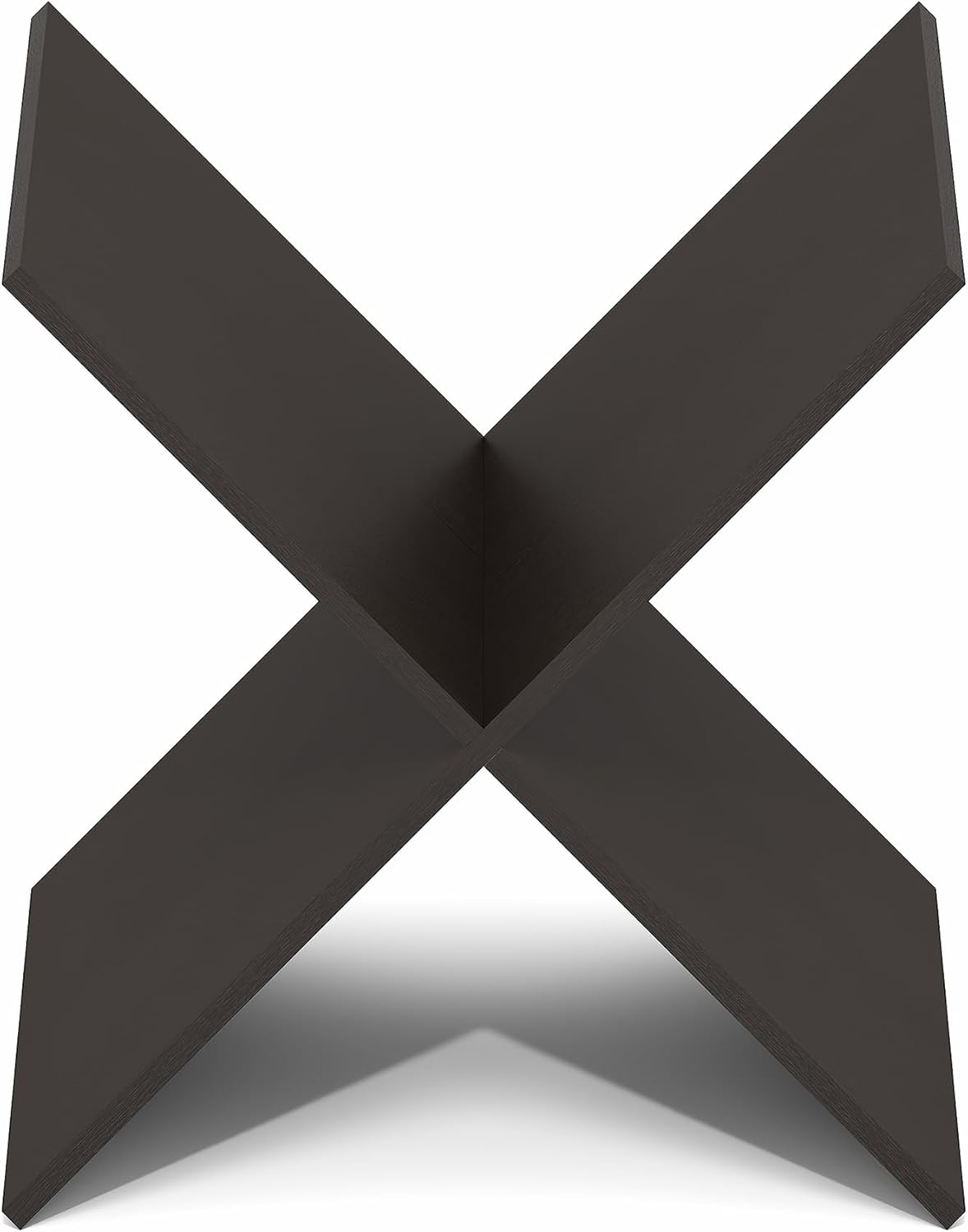 2-Tier Cube Insert Shelf, H-Shelf Organizer, Fits 3x3 Cubes and Kallax, White