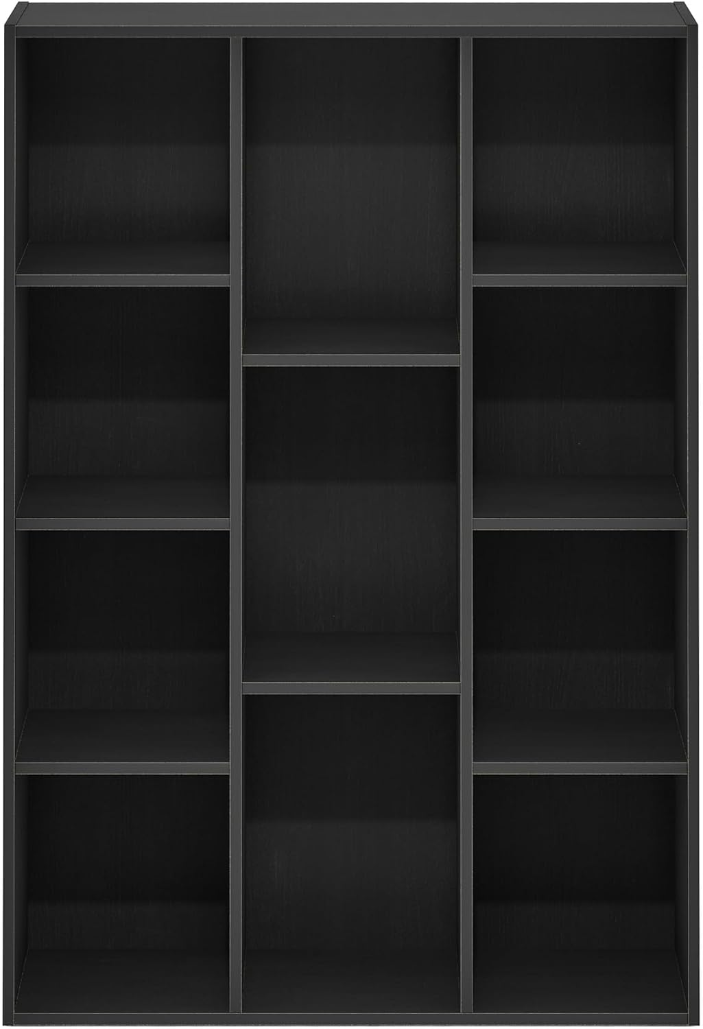 7-Cube Bookshelf, White, Bookcase for Living Room, Bedroom, Home Office