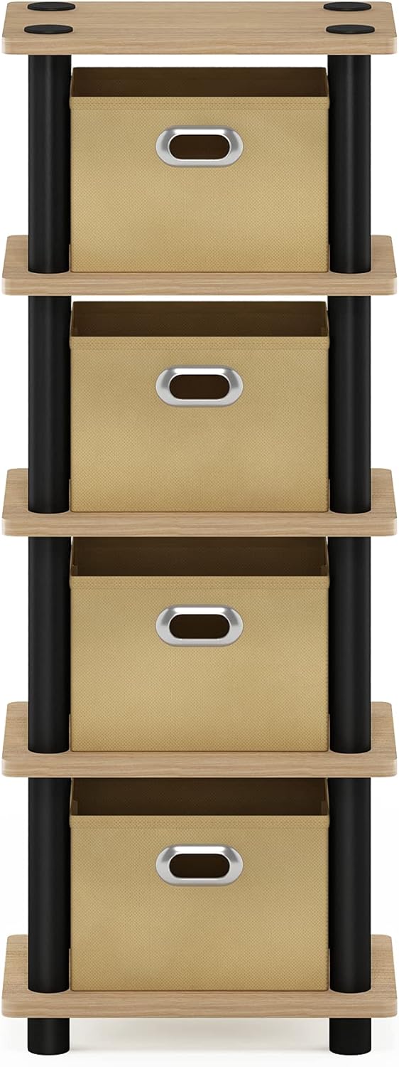 16-Cube Open Storage Shelf, Extra Thick Frame, White, Display & Organization