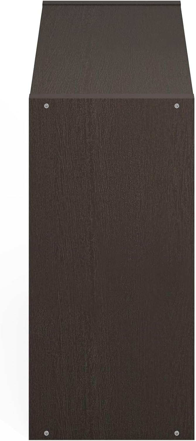 5-Cube Reversible Closet Shelf Organizer, White, Storage for Bedroom or Closet