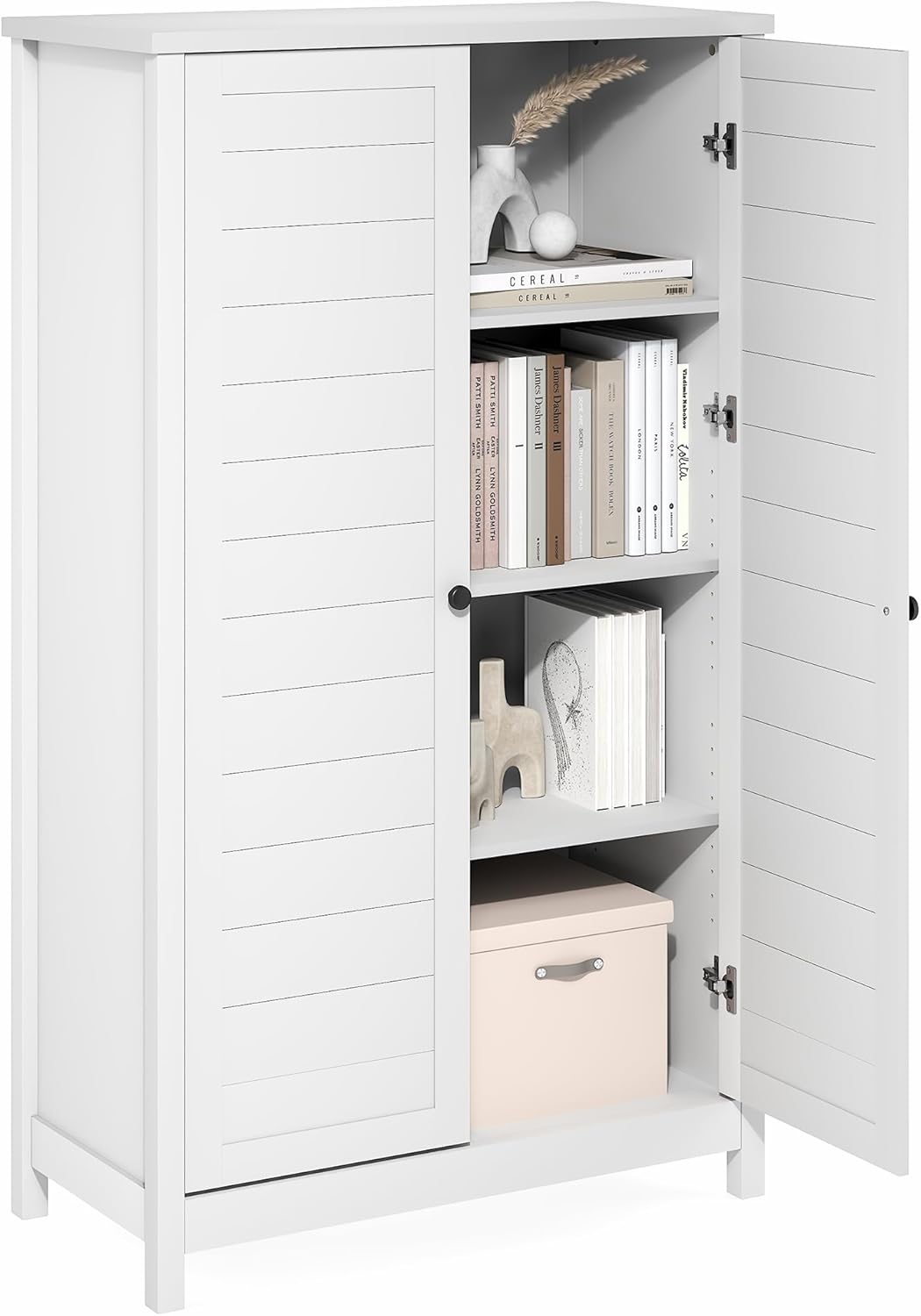 5-Cube Closed Back Bookshelf, Extra Thick Frame, Dark Oak, Storage Organizer