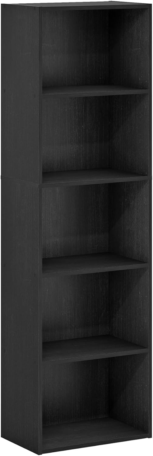 7-Cube Bookshelf, White, Bookcase for Living Room, Bedroom, Home Office