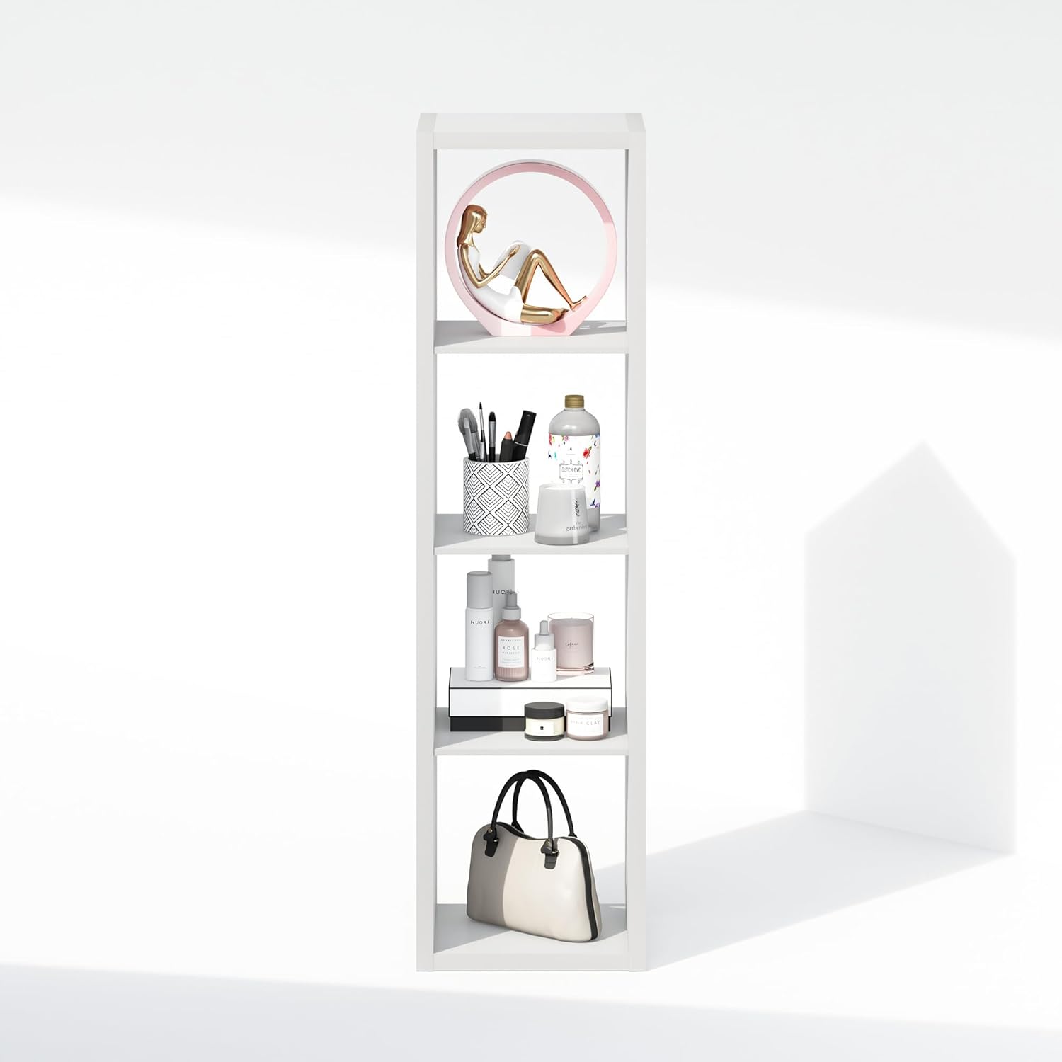 H-Shelf Cube Insert, Fits Extra Thick Cubes, White, Modular Storage Solution