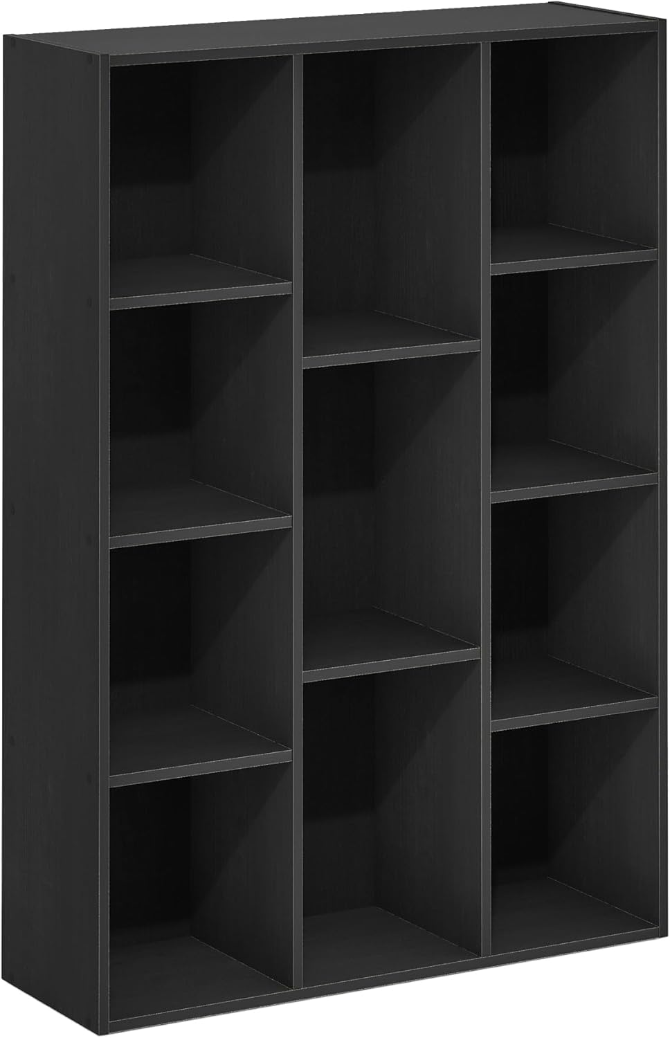 7-Cube Bookshelf, White, Bookcase for Living Room, Bedroom, Home Office