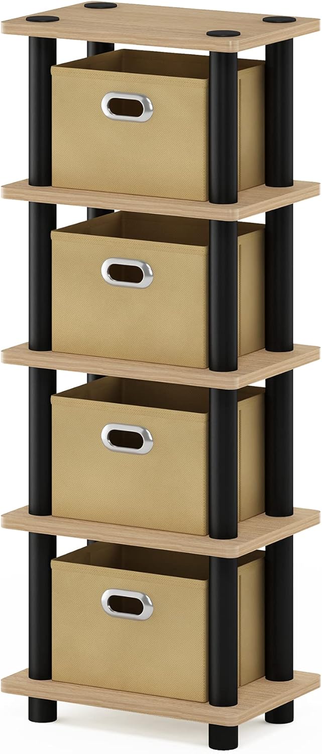 16-Cube Open Storage Shelf, Extra Thick Frame, White, Display & Organization