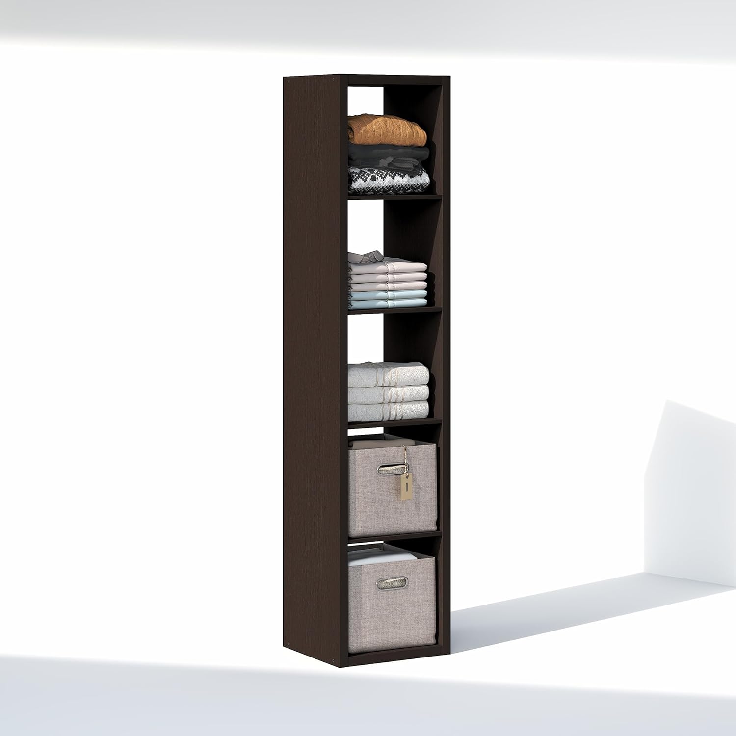 H-Shelf Cube Insert, Fits Extra Thick Cubes, White, Modular Storage Solution