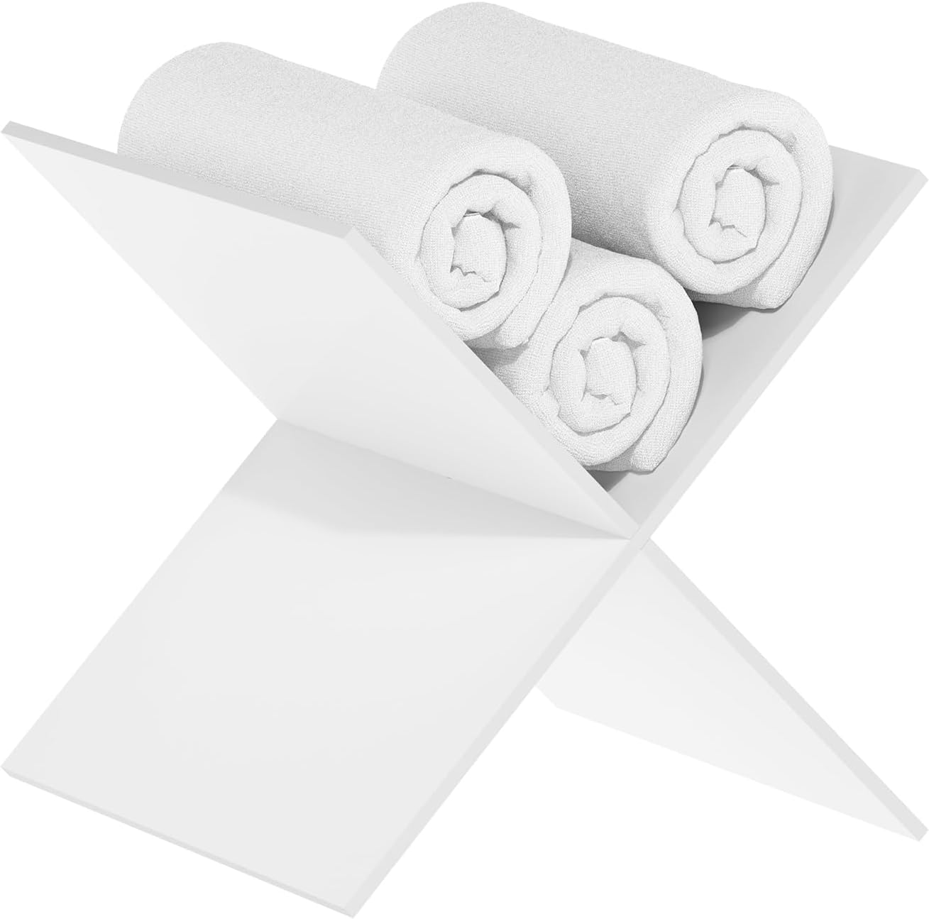 H-Shelf Cube Insert, Fits Extra Thick Cubes, White, Modular Storage Solution