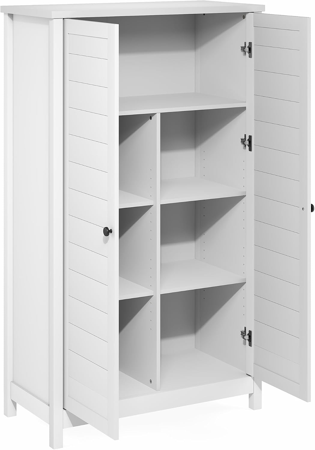 5-Cube Closed Back Bookshelf, Extra Thick Frame, Dark Oak, Storage Organizer