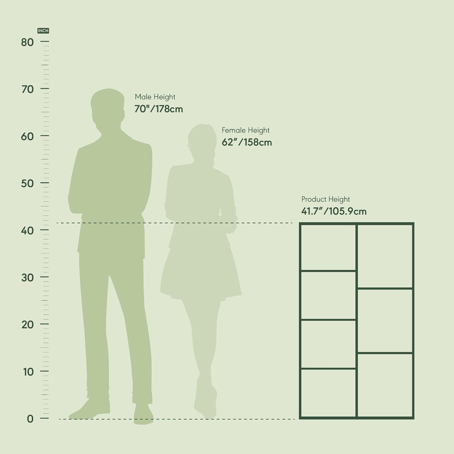 5-Cube Bookshelf, White, Reversible Bookcase for Living Room, Bedroom, Home Office