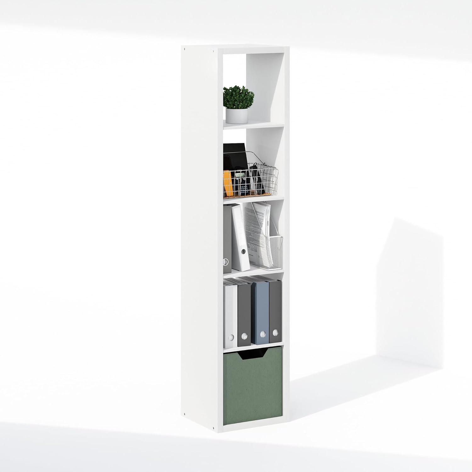 H-Shelf Cube Insert, Fits Extra Thick Cubes, White, Modular Storage Solution