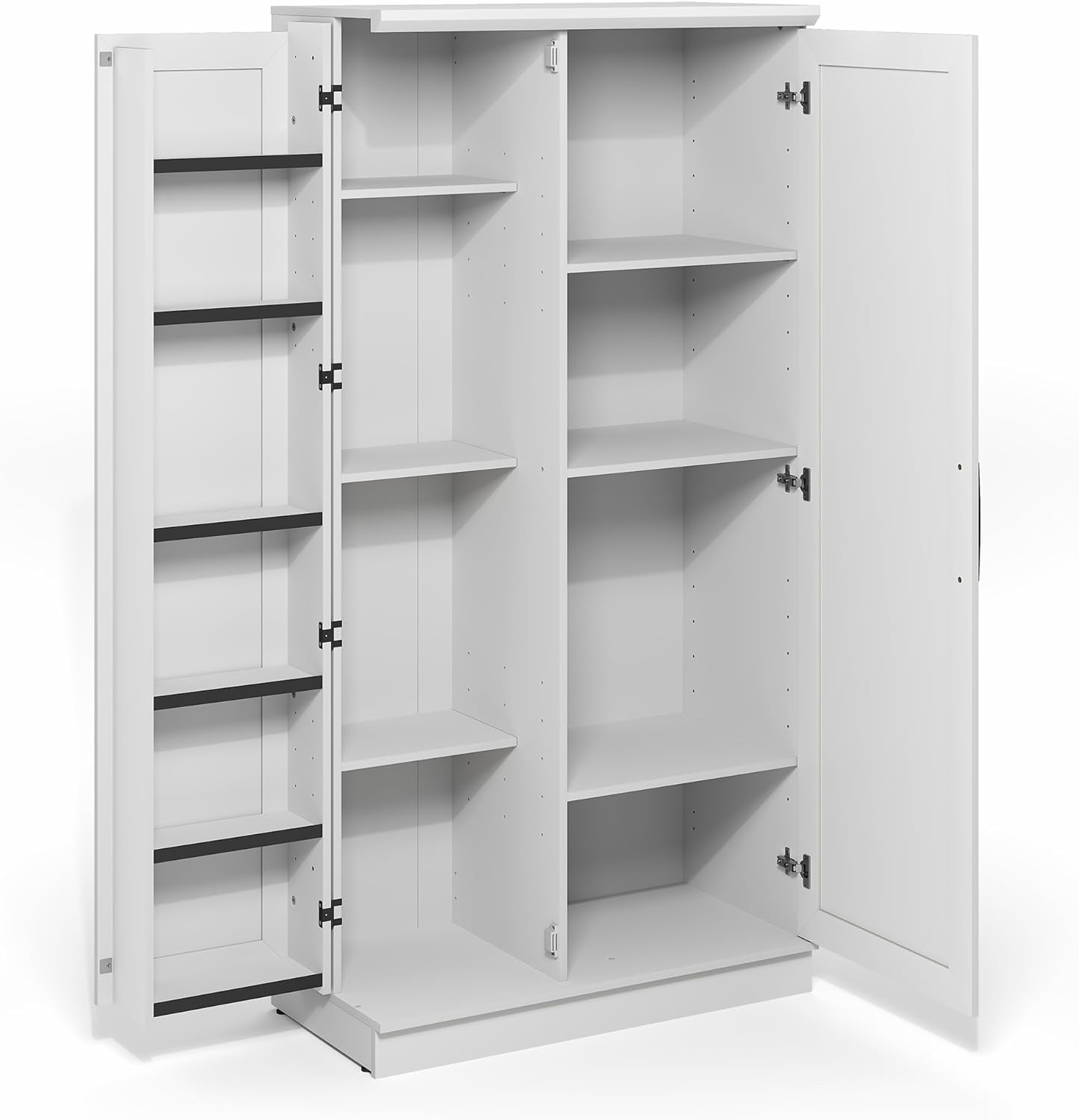 5-Cube Closed Back Bookshelf, Extra Thick Frame, Dark Oak, Storage Organizer