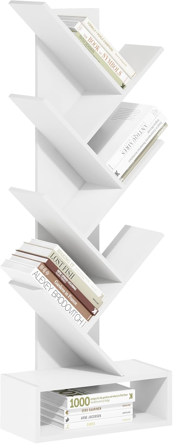 5-Cube Closed Back Bookshelf, Extra Thick Frame, Dark Oak, Storage Organizer