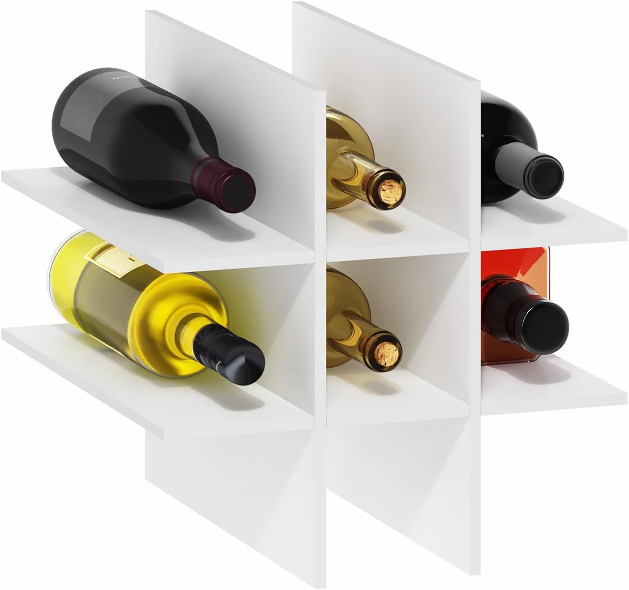 H-Shelf Cube Insert, Fits Extra Thick Cubes, White, Modular Storage Solution