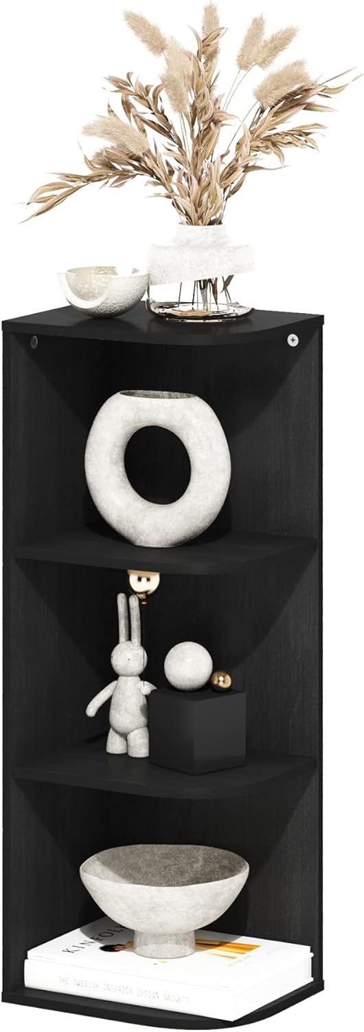 5-Cube Bookshelf, White, Reversible Bookcase for Living Room, Bedroom, Home Office