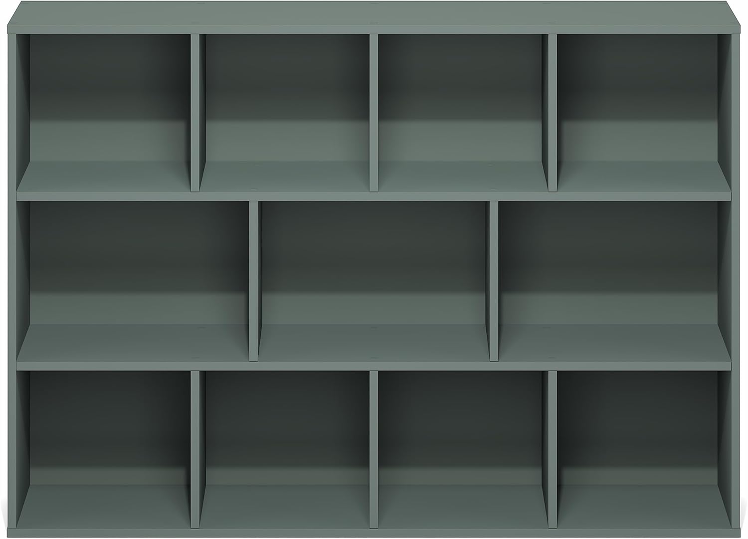 7-Cube Bookshelf, White, Bookcase for Living Room, Bedroom, Home Office