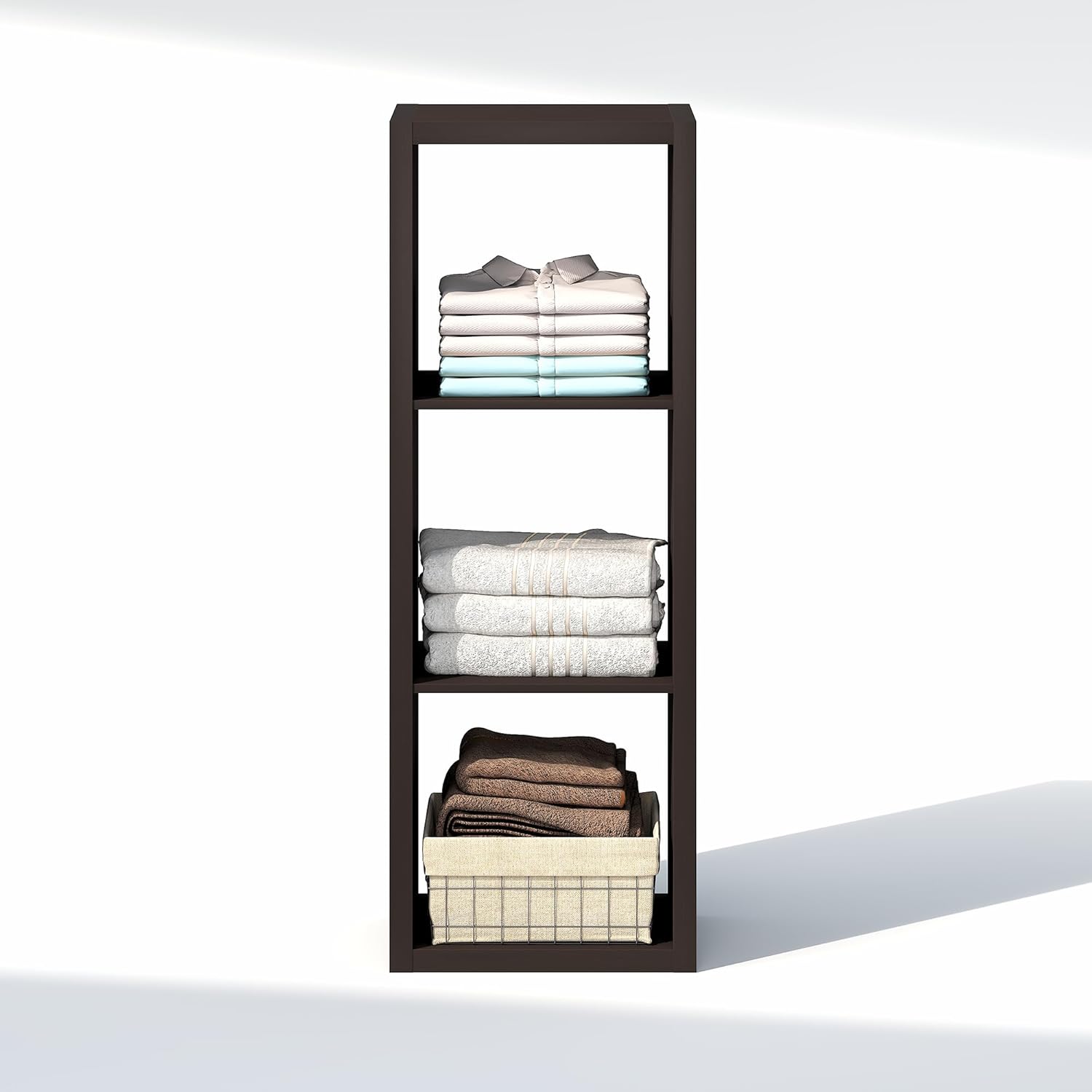 H-Shelf Cube Insert, Fits Extra Thick Cubes, White, Modular Storage Solution