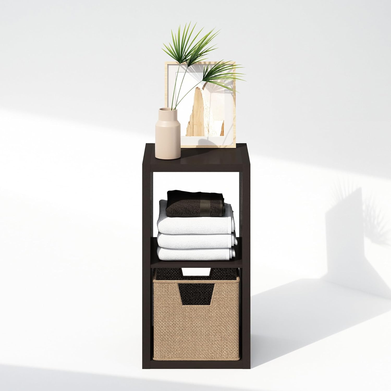 H-Shelf Cube Insert, Fits Extra Thick Cubes, White, Modular Storage Solution