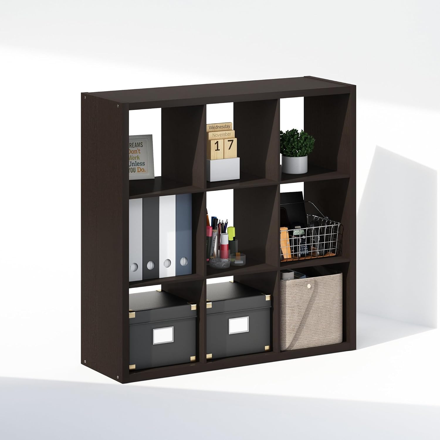 H-Shelf Cube Insert, Fits Extra Thick Cubes, White, Modular Storage Solution