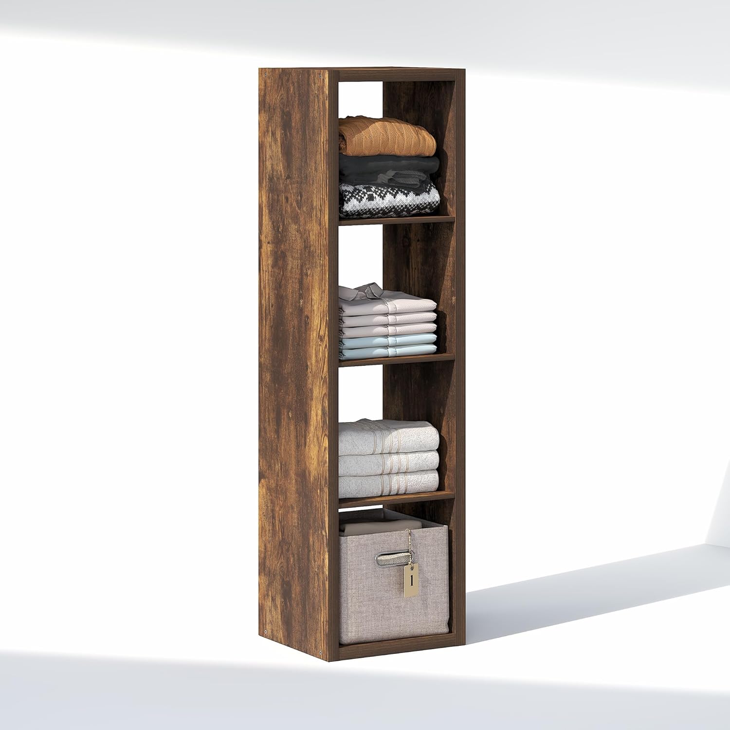 H-Shelf Cube Insert, Fits Extra Thick Cubes, White, Modular Storage Solution